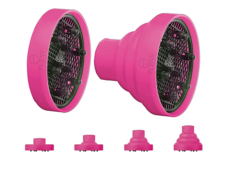 Macom FLEXY diffusore SalvaSpazio universale in silicone per asciugacapelli Colori assortiti