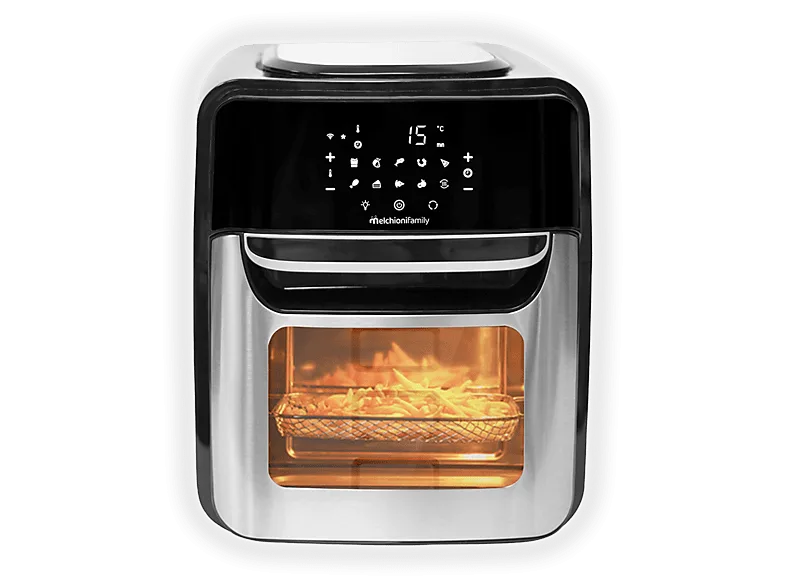 Melchioni Family 118340034 Friggitrice ad Aria 12 Litri 1700 W (Nero)
