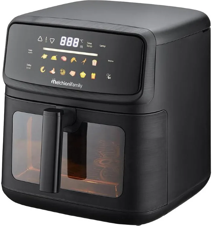 Melchioni Family 118340057 Friggitrice ad Aria 10 Litri 2100 W (Nero)