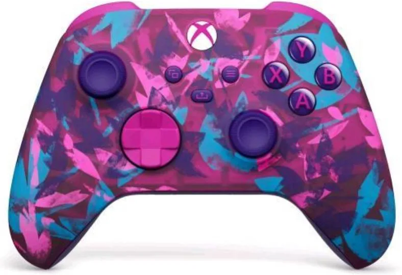 Microsoft EP2-29568 Xbox Heart Breaker Special Controller Wireless per Xbox (Blu - Rosa)