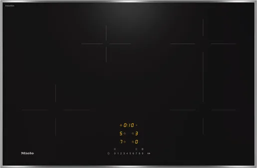 Miele Km 7373 Fr Piano Cottura a Induzione 4 Fuochi 80,6 cm (Nero)