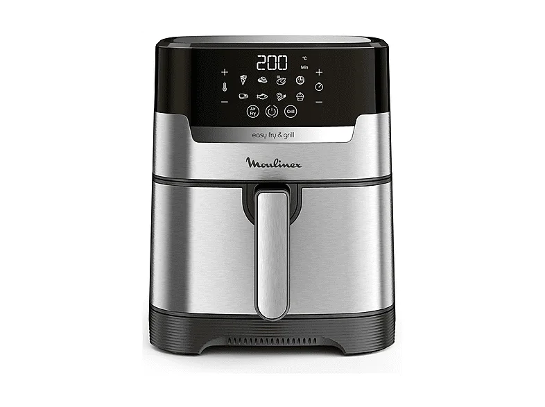 Moulinex Easy Fry Grill EZ505D Friggitrice ad Aria 4,2 Litri 1400 W (Acciaio Inox)