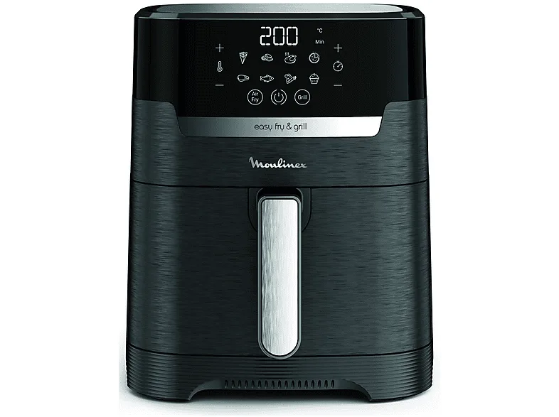 Moulinex EZ5058 Friggitrice ad Aria 4,6 Litri 1550 W (Nero)