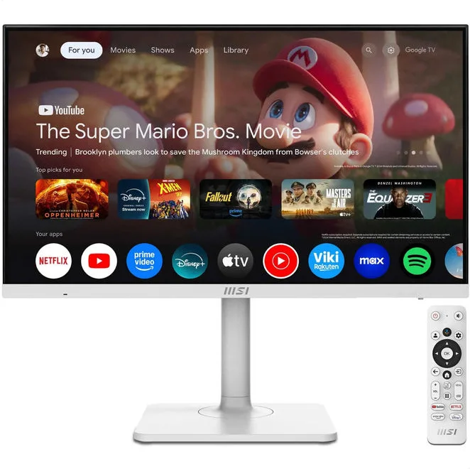 MSI Modern Md272upsw Monitor Smart 27'' 4k Uhd Google Tv