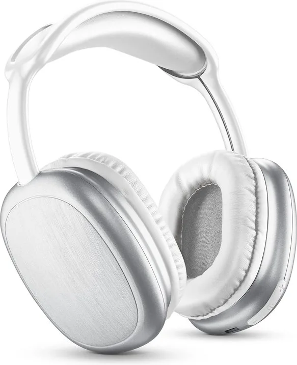 MUSICSOUND Maxi2 CUFFIE WIRELESS, Bluetooth 5.0, around-ear, Bianco