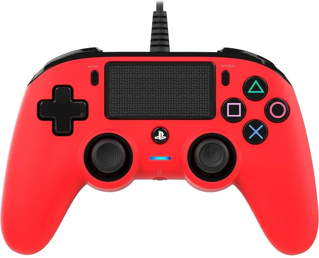Nacon Controller Wired Compact PS4 Ps4ofcpadred Rosso