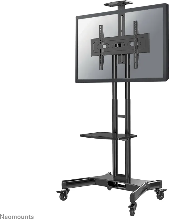 Neomounts NM-M1700BLACK Carrello TV 32'' 75'' portata 50 Kg altezza regolabile VESA 200x200 600x400 mm colore Nero