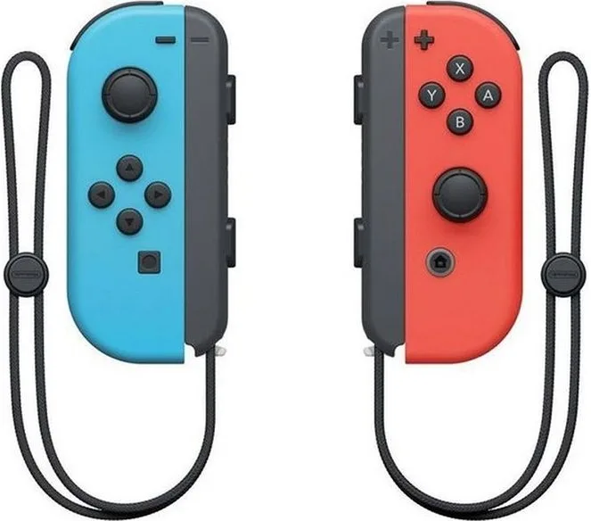 Nintendo 2510166 Joy-Con Set 2 Controller Wireless Bluetooth Nintendo Switch sensori di movimento HD Rumble 20h colore Rosso Blu