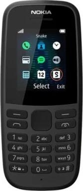 Nokia TA-1174 105 2019 Telefono Cellulare Dual SIM 2G 1.77'' 800 mAh Radio FM colore Nero