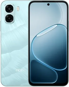 OPPO A6x AI Smartphone, doppia fotocamera 13MP+QVGA, Selfie 5MP, Display 6.75” 120HZ IPS HD+, 6100mAh, RAM 4GB(Esp1GB/2GB/4GB)+ROM 128GB [Versione Italia], Ice Blue