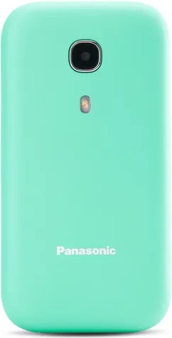 Panasonic KX-TU400EXC Telefono Cellulare Senior Clamshell Display 2.4'' Funzione SOS Bluetooth Resistente agli Urti colore Tiffany