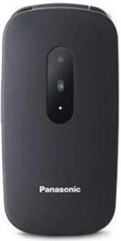 Panasonic kx-tu446 easy phone clamshell 2.4 tasti grandi ampio display tasto sos compatibile con apparecchi acustici black