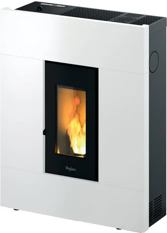 Pegaso 7025142 Stufa a Pellet Tabla 7 T2 Bianco