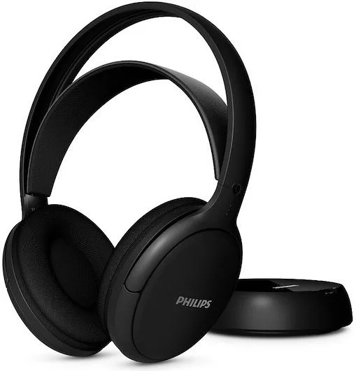 Philips SHD6000BK/12 Cuffie a Padiglione Wireless (Nero)
