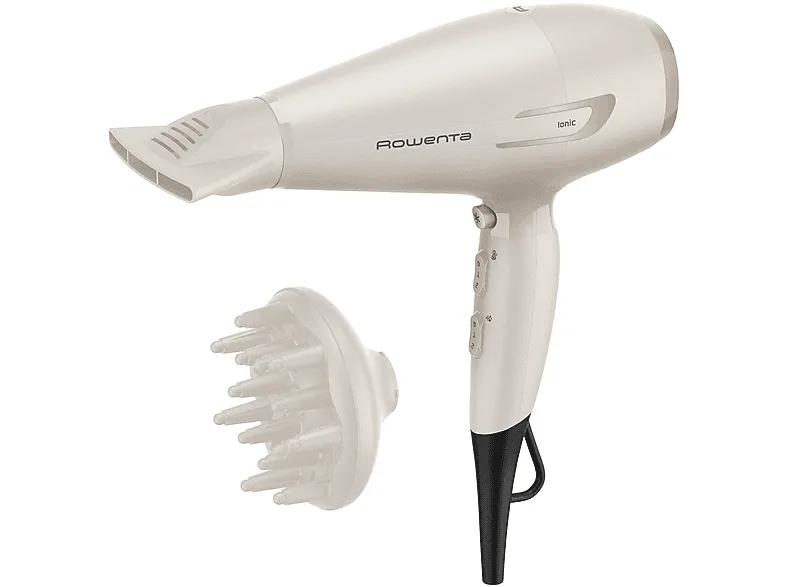 PHON ROWENTA PRO POWER + CV7243, Potenza 2200 W, Tipo di motore AC motor, Livelli temperatura 3, Tecnologia a ioni, Attacco diffusore