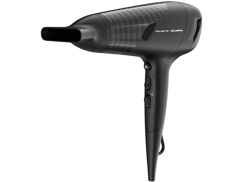 Rowenta CV581LF0 X Karl Lagerfeld Studio Asciugacapelli 2100 W (Nero)