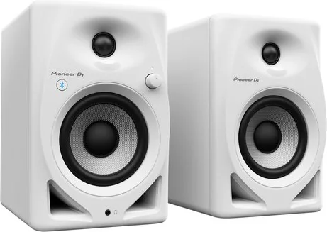 Pioneer Dj DM-40D-BT-W Coppia casse monitor attivi desktop Bluetooth, Bianco