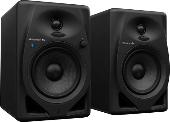 Pioneer Dj DM-50D-BT-BK Coppia casse bluetooth studio monitor attivi e 50W Nero