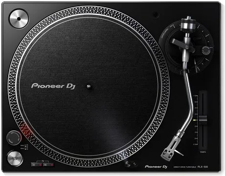 Pioneer DJ PLX-500-K Giradischi a Trazione Diretta USB rekordbox 33 45 78 rpm colore Nero