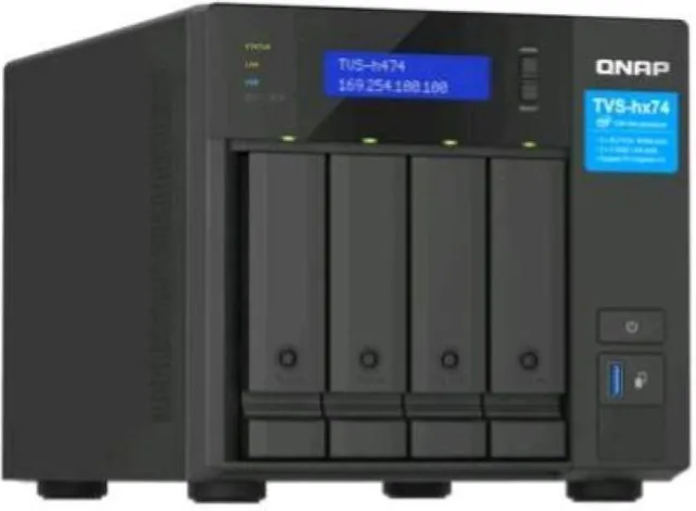 Qnap TVS-H474 NAS 4 Bay (Nero)