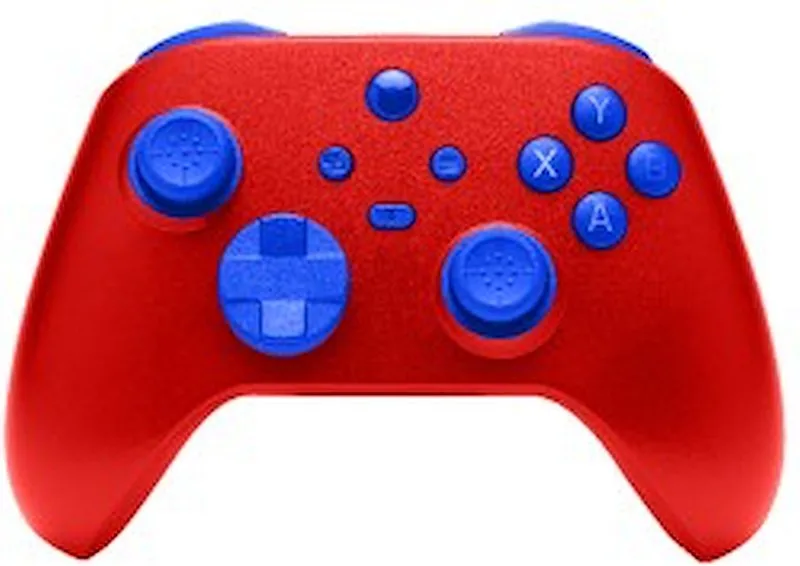 Qubick 8022253014483 Controller Wireless Aero Rosso e Blu per Nintendo Switch