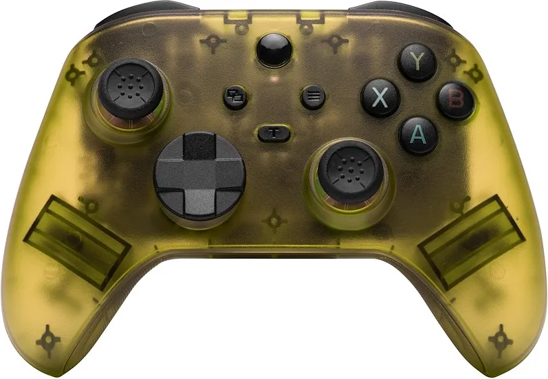 Qubick 8022253014506 Controller Wireless Aero Giallo Trasparente per Nintendo Switch