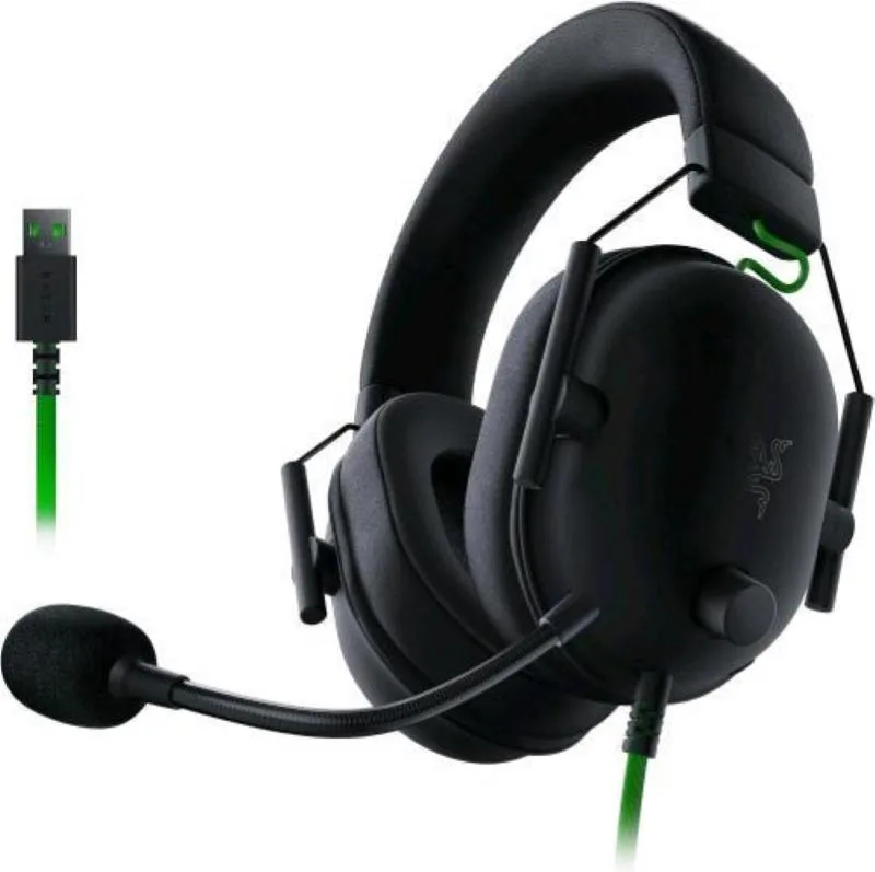 Razer Blackshark V2 X Cuffie a Padiglione Cablate (Nero)