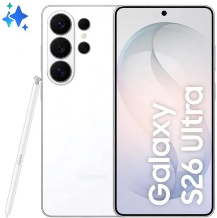 Samsung Galaxy S26 Smartphone 512 GB 200 MP 5000 mAh (Bianco)