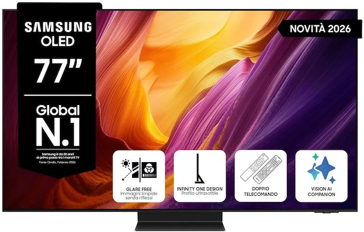 Samsung QE77S95HFT 4K Ultra HD Smart TV 77" (Nero)