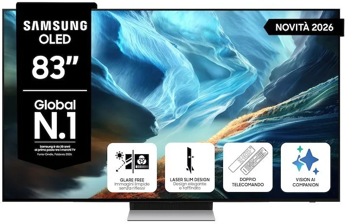 Samsung QE83S90HAEXZT 4K Ultra HD Smart TV 83" (Nero)