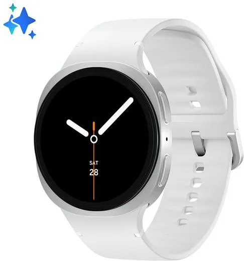 Samsung SM-L320NZSAITV Galaxy Watch8 Smartwatch 40mm Bluetooth AMOLED Galaxy AI Monitoraggio Salute e Sonno colore Argento
