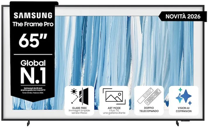 Samsung QE65LS03HWUXZT 4K Ultra HD Smart TV 65" (Nero)