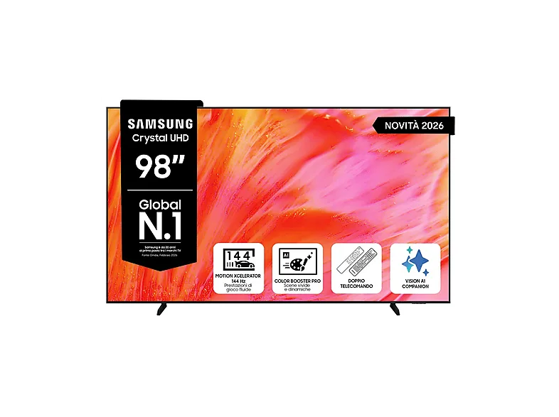 Samsung UE98U9000HUXZT 4K Ultra HD Smart TV 98" (Nero)