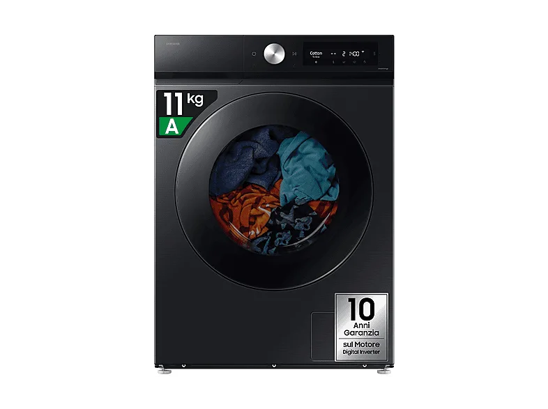 Samsung WD11DB7B85GBU3 Lavasciuga 6/11 KG 1400 Giri/min Classe D (Nero)
