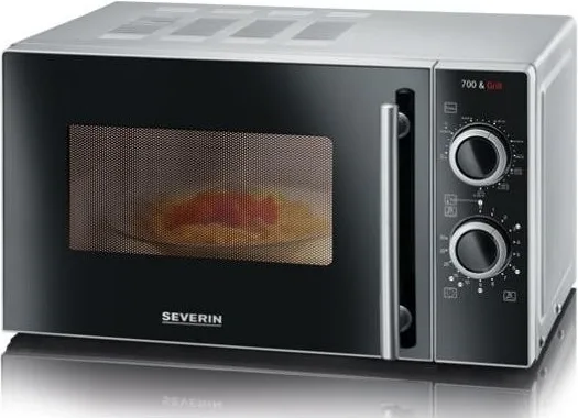 Severin Mw 7771 Forno a Microonde 20 Litri 700 W (Argento - Nero)