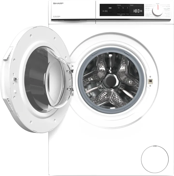 Sharp ES-NFA612BWNA Lavatrice Carica Frontale 6 KG 1400 Giri/min Classe A (Bianco)
