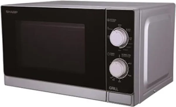 Sharp Home Appliances R-600WW Forno a Microonde 20 Litri 800 W (Argento - Nero)