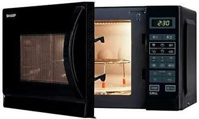 Sharp R-742BKW Forno a Microonde 25 Litri 900 W Classe A (Nero)
