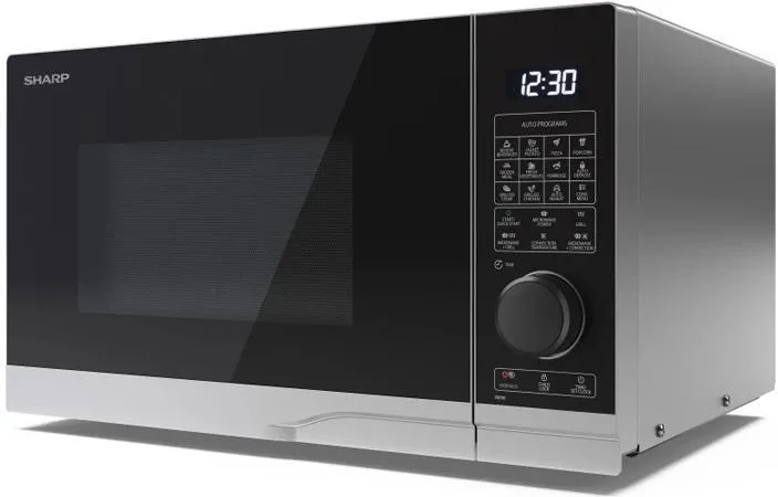 Sharp YC-PC254AE-S Forno a Microonde 25 Litri 900 W (Argento - Nero)