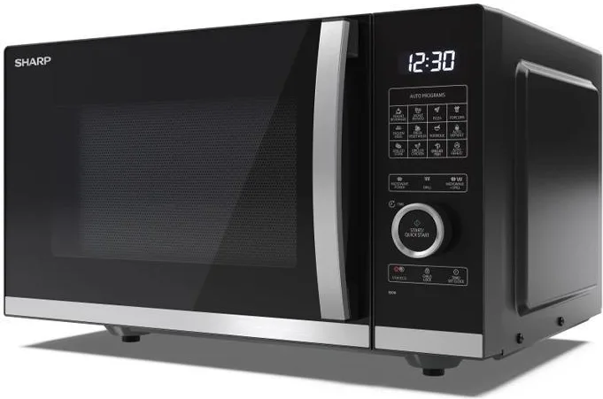 Sharp YC-QG254AE-B Forno a Microonde 25 Litri 900 W (Nero)