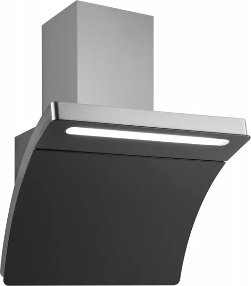 SILVERLINE 3433873301 Cappa aspirante a parete 796 mm Classe A+ Nero, Acciaio inossidabile