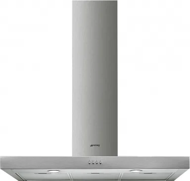 Smeg KATE900EX Cappa Aspirante a Parete 90 cm 590 m³/h Classe C (Acciaio Inox)