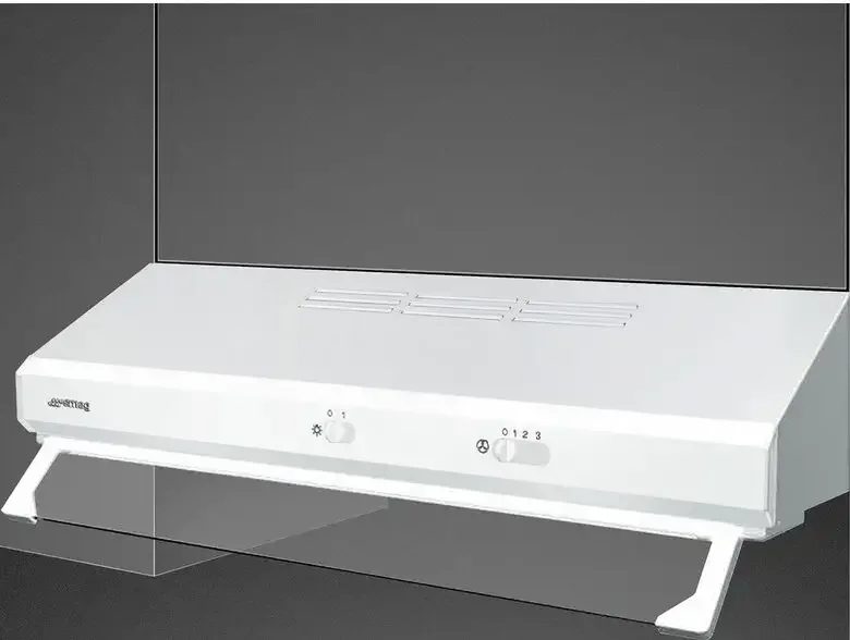 Smeg KSEC61BE3 Cappa Aspirante da Incasso 60 cm 305 m³/h Classe C (Bianco)
