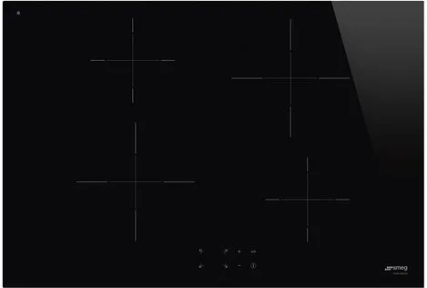 Smeg SI2741D Piano Cottura a Induzione 4 Fuochi 75 cm (Nero)