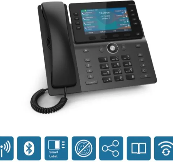 Snom M58 Dect Desk Phone Compatible With M500 Color Display 5? Deskphone Encryption