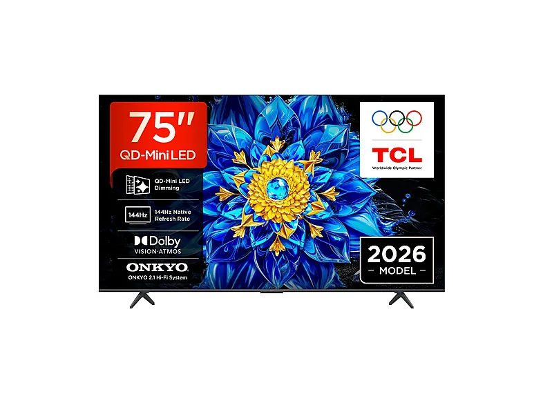 TCL 75P8L 4K Ultra HD Smart TV 75" (Nero)