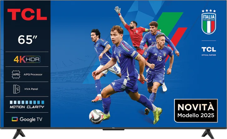 TCL P6K Serie Smart TV 4K Ultra HD 65'' 65P6K, Dolby Audio, HDR10+, Google TV