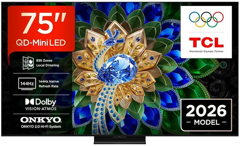 Tcl Televisore PremiumWallpaper Tv Tcl 75A400U A SERIES Premium Wallpaper Black