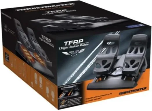 Thrustmaster T.FLIGHT RUDDER PEDALS Pedali Simulazione Volo PC PlayStation 4 Xbox USB Sistema S.M.A.R.T Alluminio colore Nero