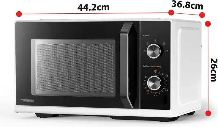 Toshiba MW3-AC26SF Air Fry Matters Forno a Microonde 26 Litri 2100 W (Bianco)